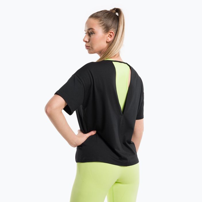 Moteriški treniruočių marškinėliai Gym Glamour V Black 421 3