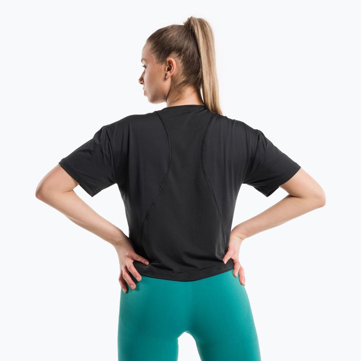 Moteriški treniruočių marškinėliai Gym Glamour Sport Black 424 3
