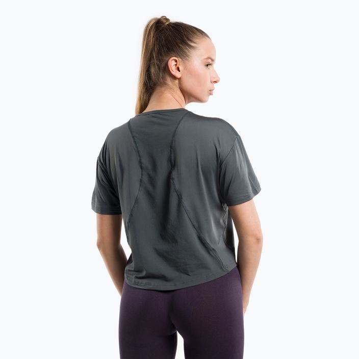 Moteriški treniruočių marškinėliai Gym Glamour Sport Grey 425 3