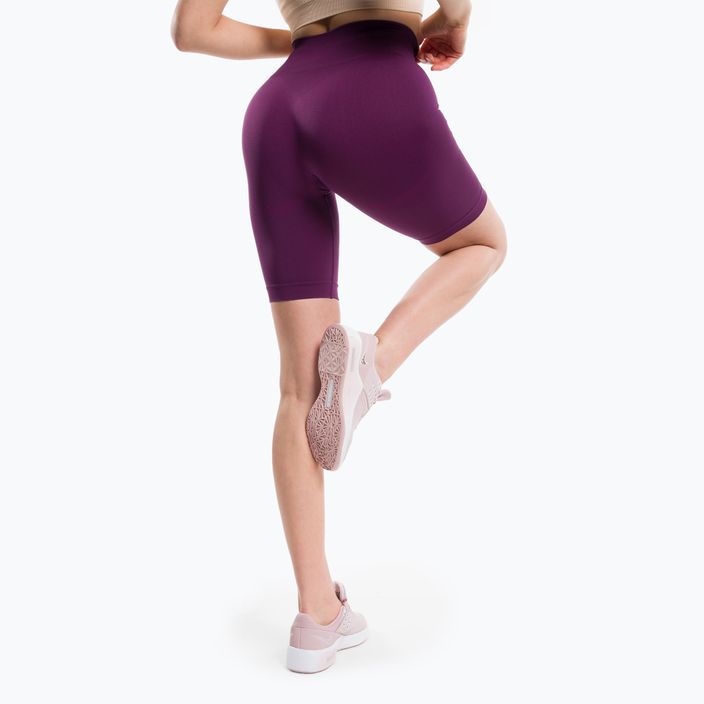 Moteriški treniruočių šortai Gym Glamour Flexible Violet 439 3