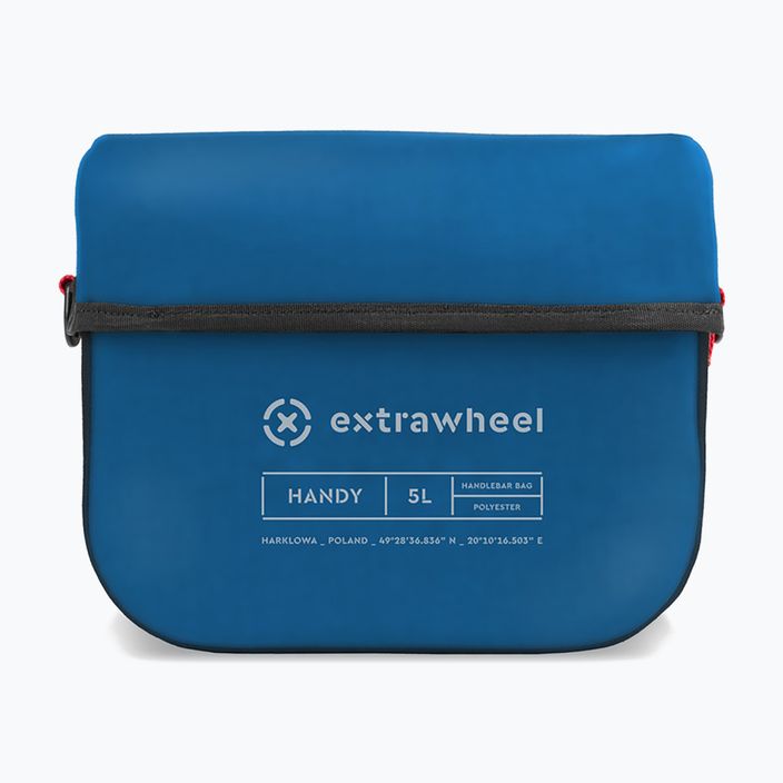 Dviračio vairo krepšys Extrawheel Handy 5 l blue/black