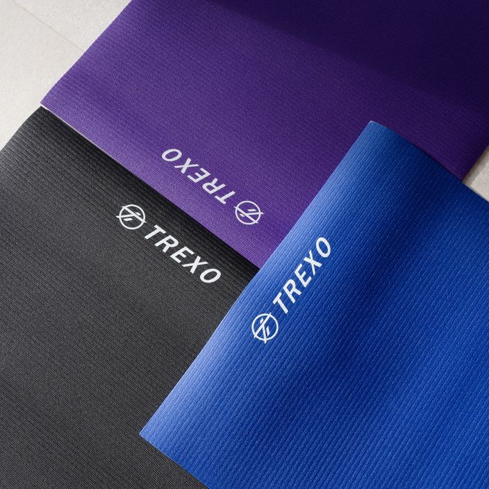TREXO jogos kilimėlis PVC 6 mm, violetinės spalvos YM-P01F 6