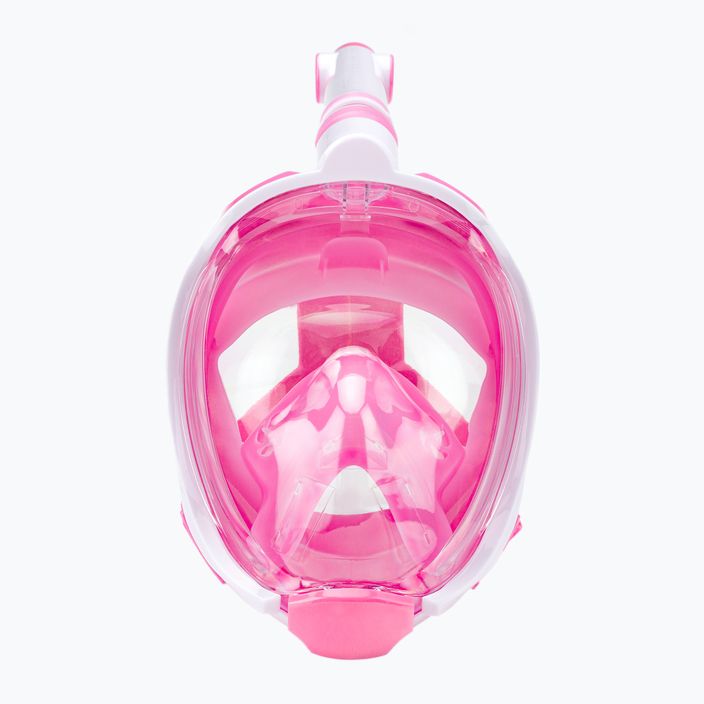 Vaikiška viso veido kaukė nardymui AQUASTIC SMK-01R rožinės spalvos 2