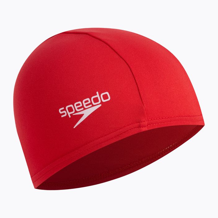 Speedo Polyster raudona plaukimo kepuraitė 8-710080000
