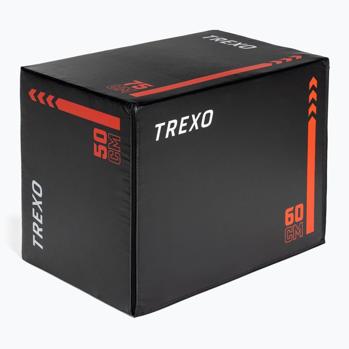 TREXO TRX-PB08 8 kg plyometrinė dėžė juoda
