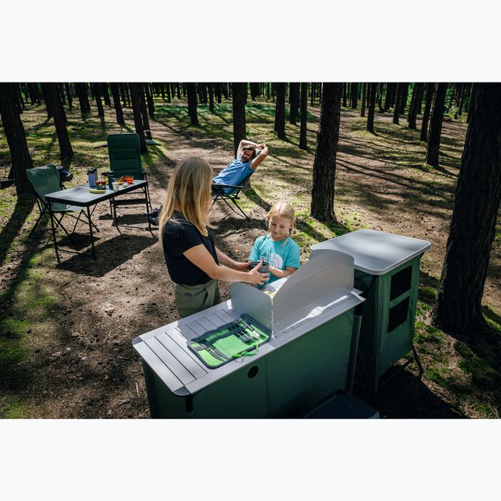 KADVA CAMPcook 221 žalia turistinė virtuvės spintelė 8