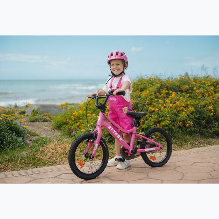 Vaikiškas dviratis ATTABO EASE 16" rožinis 16