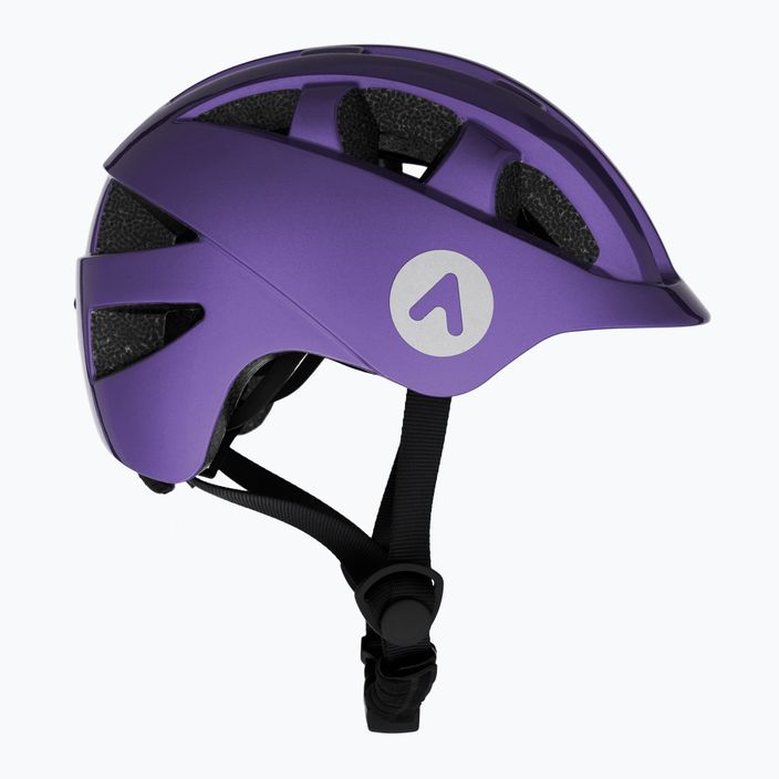 Vaikiškas dviračių šalmas ATTABO K200 violetinis 4