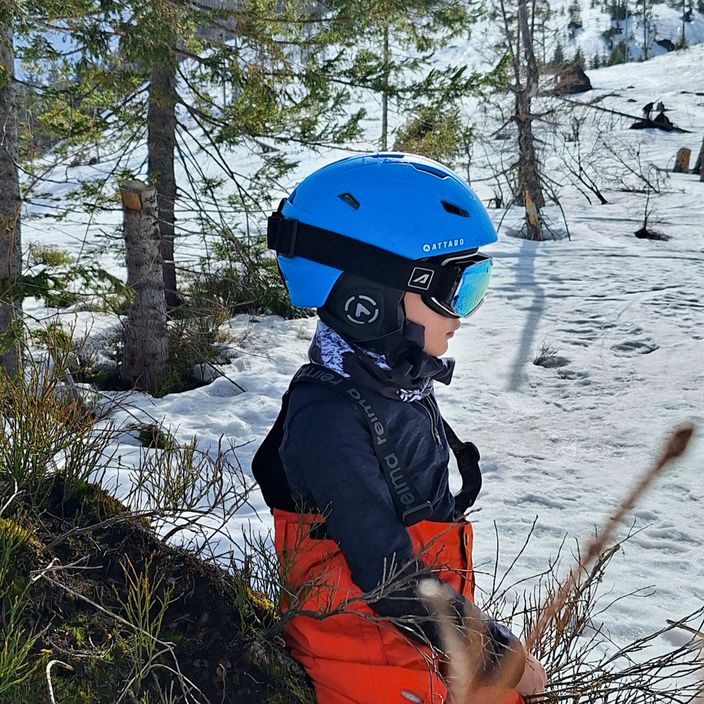 Vaikiškas slidinėjimo šalmas ATTABO S200 mėlynas 8