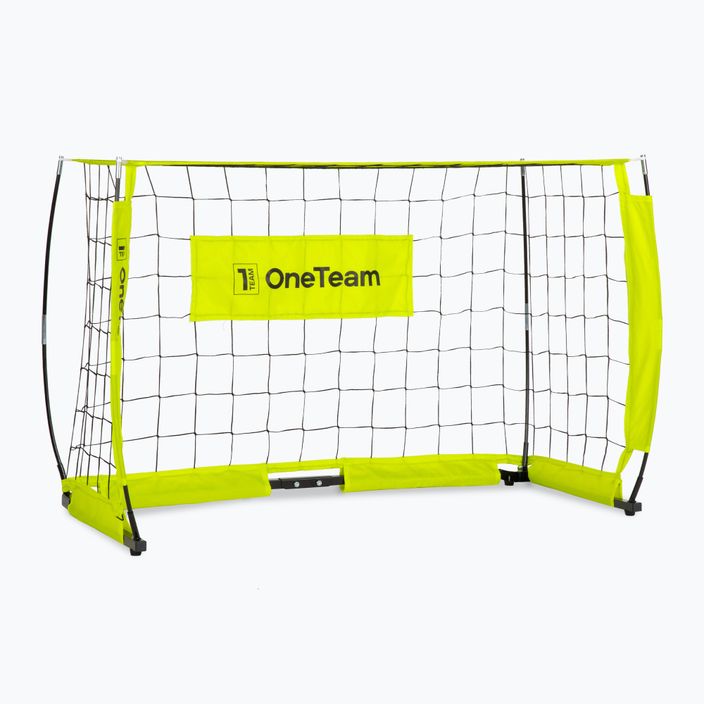 Futbolo vartai OneTeam Flex Square 120 x 80 cm žali