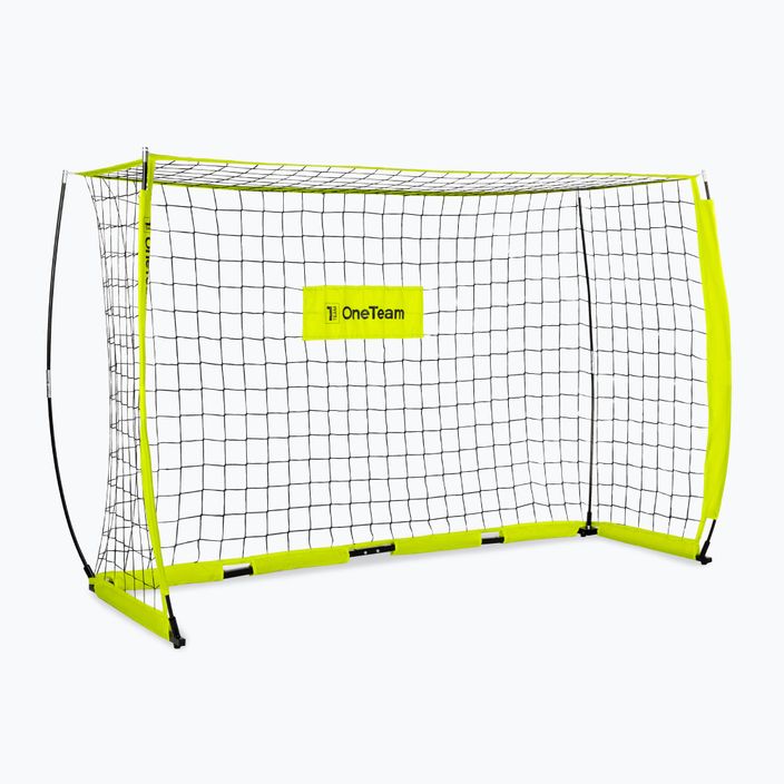 Futbolo vartai OneTeam Flex Square 240 x 150 cm žali