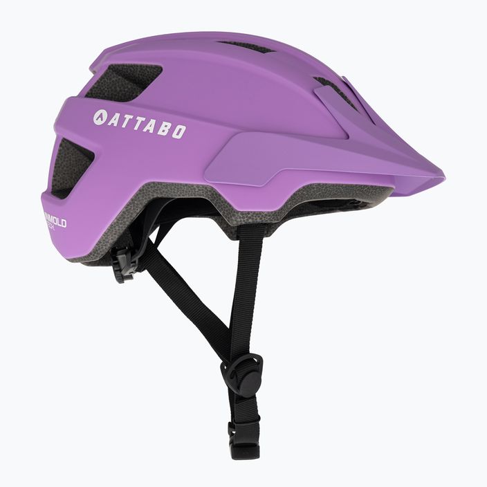 Vaikiškas dviračio šalmas ATTABO Khola violetinis 4