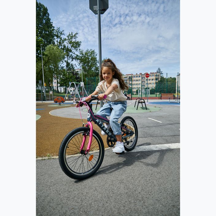 Vaikiškas dviratis ATTABO Junior 20" rožinis 18