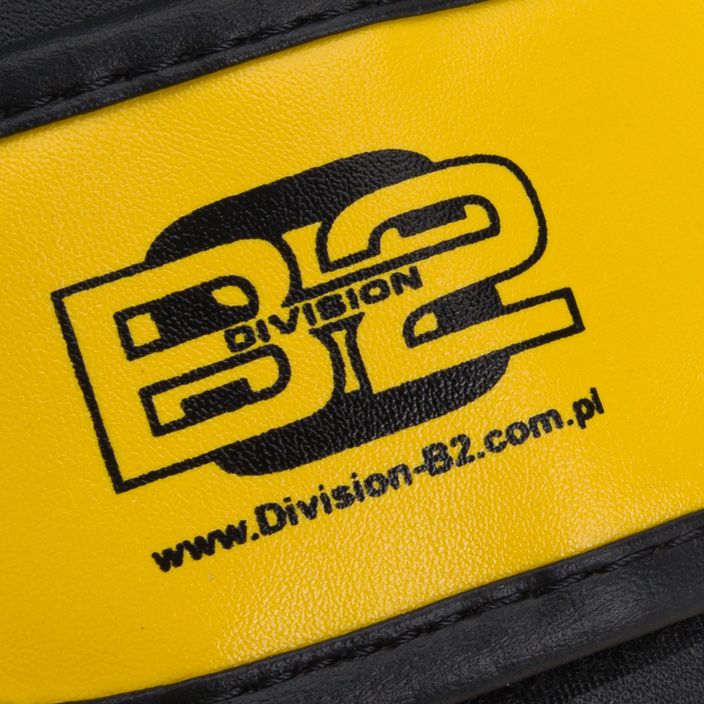 DIVISION B-2 instrumentinės bokso pirštinės juodos ir geltonos spalvos DIV-BG03 6