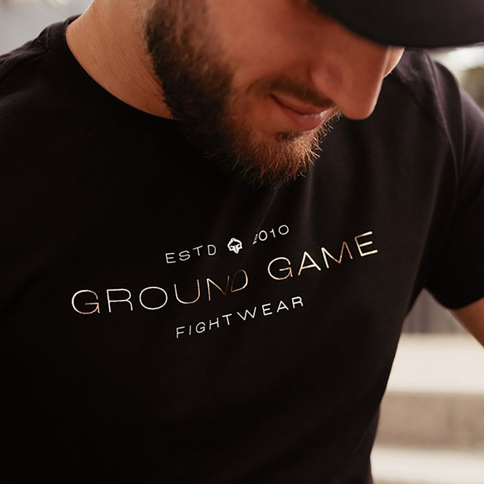 Vyriški marškinėliai Ground Game Gold Typo 4