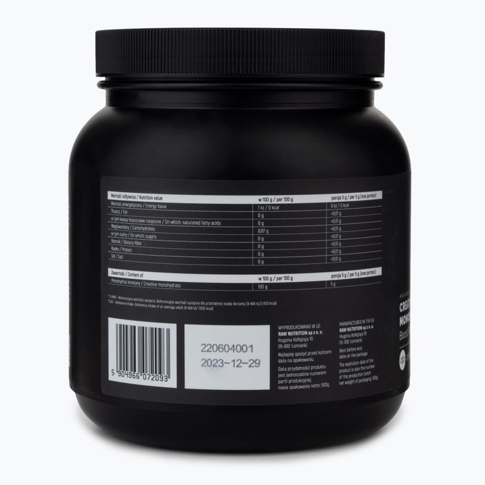 Raw Nutrition kreatino monohidratas 500g MONO-59016 2
