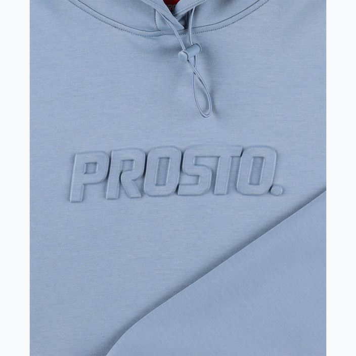 Vyriškas džemperis PROSTO Interlock Hoodie Logy blue 3