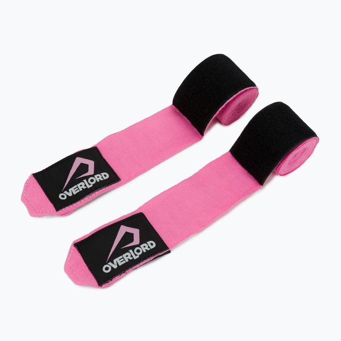 Overlord elastiniai bokso tvarsčiai rožinės spalvos 200001-PK/350 2