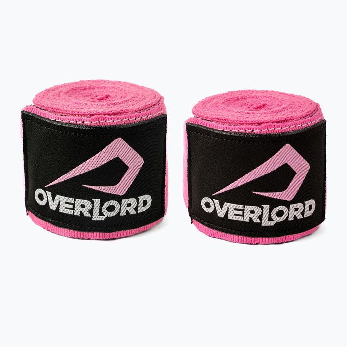 Overlord elastiniai bokso tvarsčiai rožinės spalvos 200001-PK/350 3