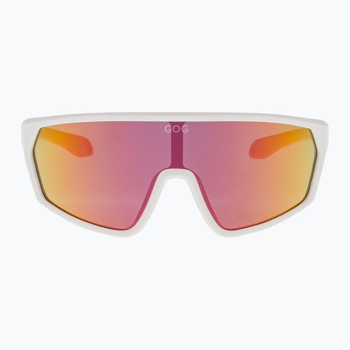 Vaikiški akiniai nuo saulės GOG Flint matt white/neon pink/polychromatic pink 2