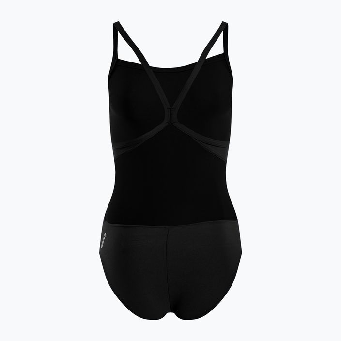 CLap moteriškas vientisas maudymosi kostiumėlis Black CLAP100 2