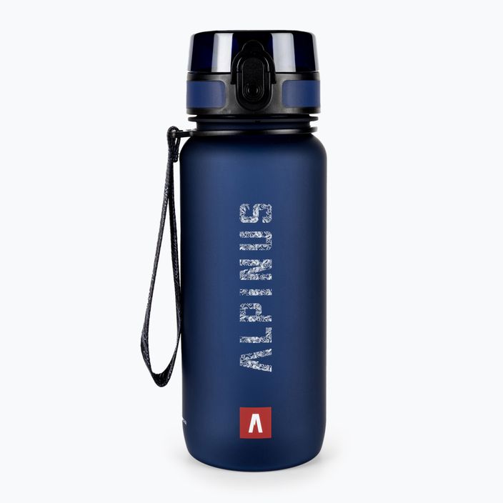 "Alpinus Trysil" 650 ml turistinis buteliukas, tamsiai mėlynas 2