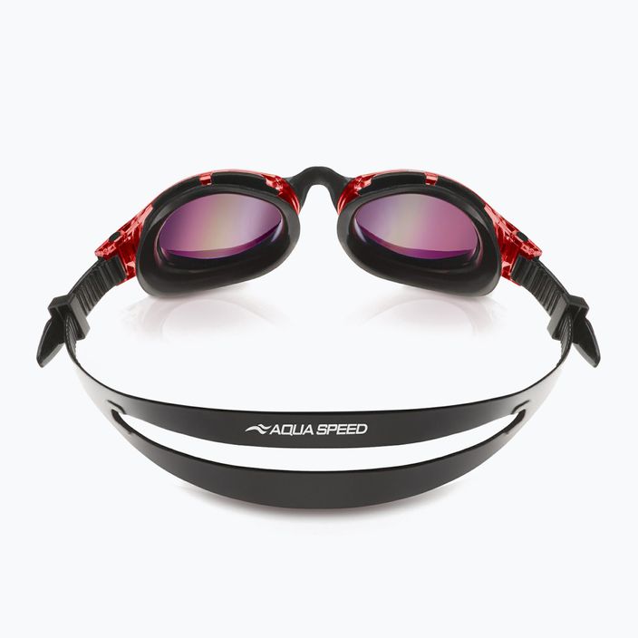 Plaukimo akiniai AQUA-SPEED Triton 2.0 Mirror raudoni 2