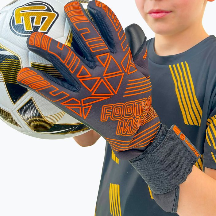 Vaikiškos vartininko pirštinės Football Masters Fenix orange fluo 4