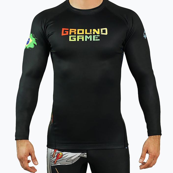 Vyriškas marškinėlių apsiaustas Ground Game Brasil spalva 21RASHBRALS 2