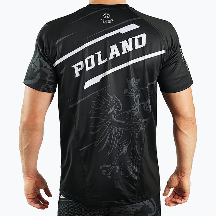 Vyriški Ground Game Poland treniruočių marškinėliai juodi 21TRTSHPOLS 2