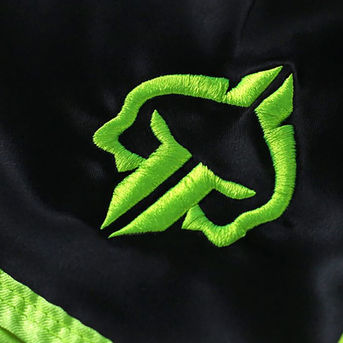 Vyriški Ground Game Muay Thai Neon treniruočių šortai juoda/žalia neoninė 7