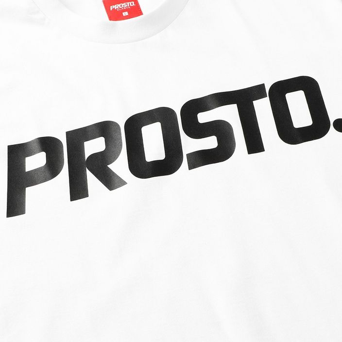 PROSTO Classic XXII balti vyriški marškinėliai KL222MTEE1071 3