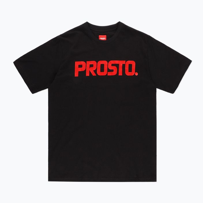 PROSTO Classic XXII juodi vyriški marškinėliai KL222MTEE1073