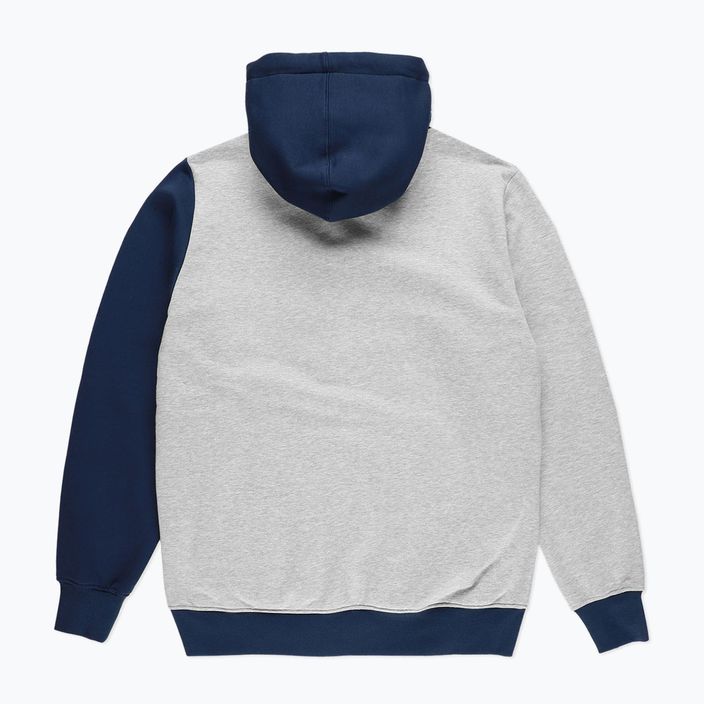 PROSTO Lanto pilkas vyriškas džemperis su gobtuvu KL222MSWE2051 2