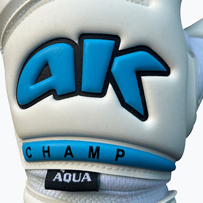 Vartininko pirštinės 4Keepers Champ Aqua VI baltos 9