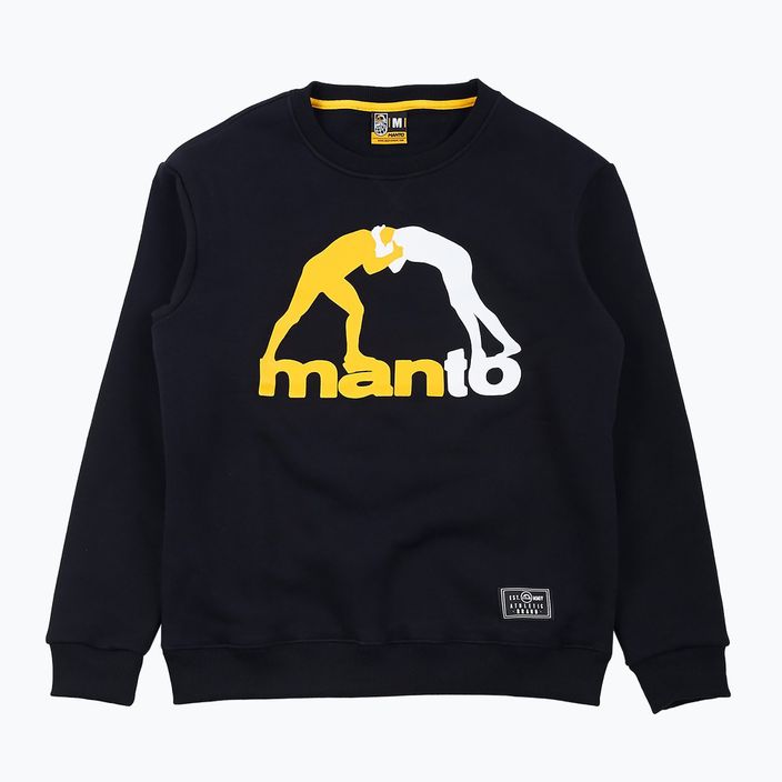 MANTO Classic 20 vyriškas džemperis juodas MNB436