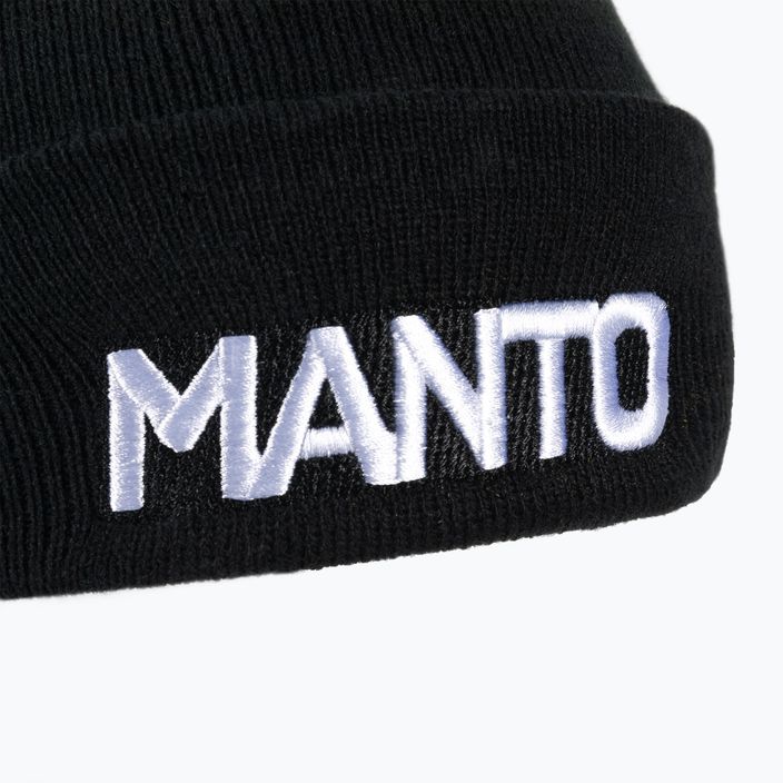 MANTO Big Logotipas 21 kepurė juoda 3