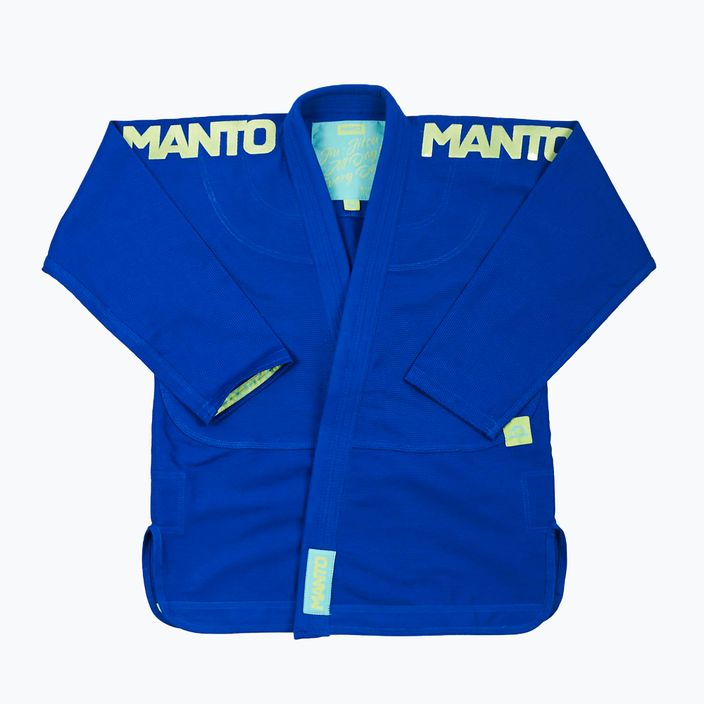 GI vyriškos brazilų džiudžitsu MANTO X4 blue MNG978 2