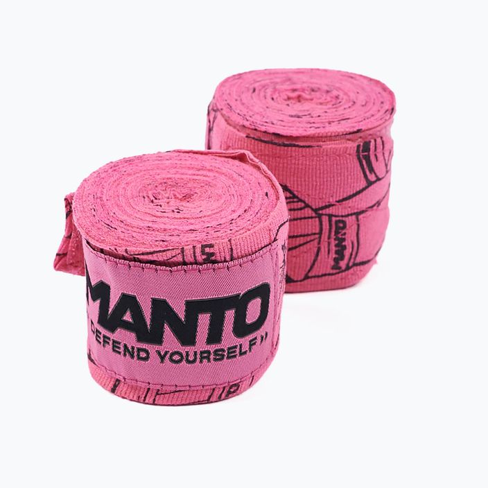 MANTO Punch rožinės spalvos bokso tvarsčiai MNA884_PIN_9UN