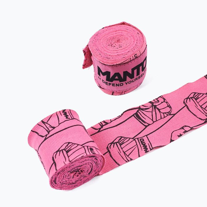 MANTO Punch rožinės spalvos bokso tvarsčiai MNA884_PIN_9UN 2