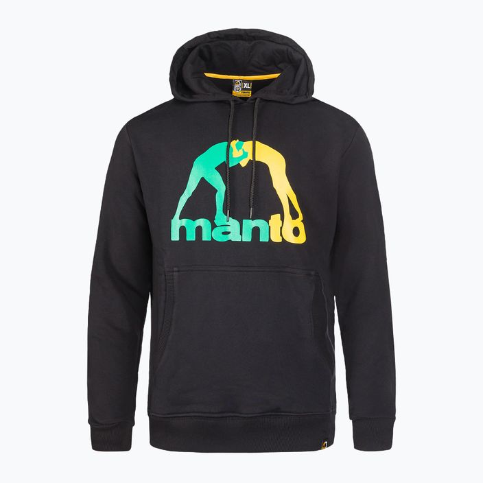 MANTO Duo Summer vyriškas džemperis juodas MNT786_GRE/YEL_3M