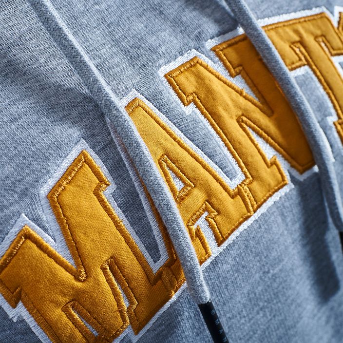 Vyriškas MANTO Varsity džemperis su gobtuvu pilkos spalvos MNH479_MEL/YEL 4