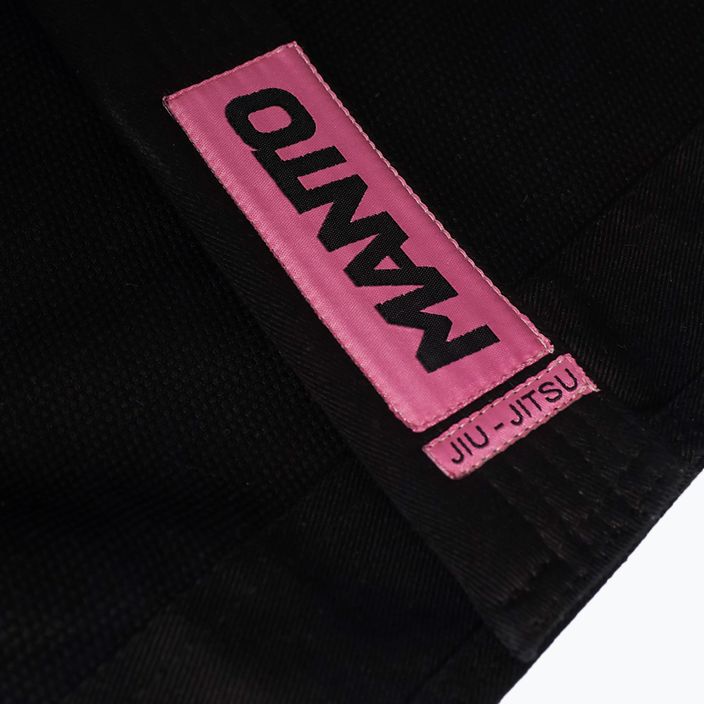 GI vaikiškas braziliškam džiudžitsu MANTO Rise 2.0 black/pink 5