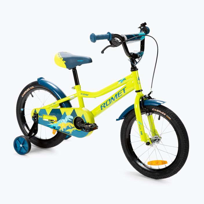 Vaikiškas dviratis Romet Tom 16 geltonas 2212635 2