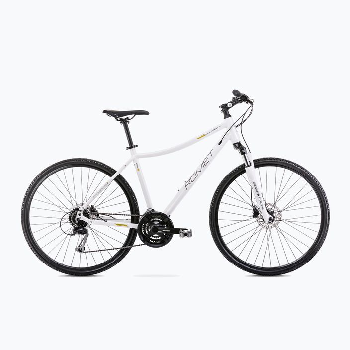 Moteriškas fitneso dviratis Romet Orkan 4D white 2228332