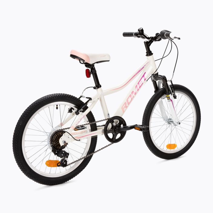 Romet Jolene 20 Kid 2 vaikiškas dviratis baltas 2220624 3