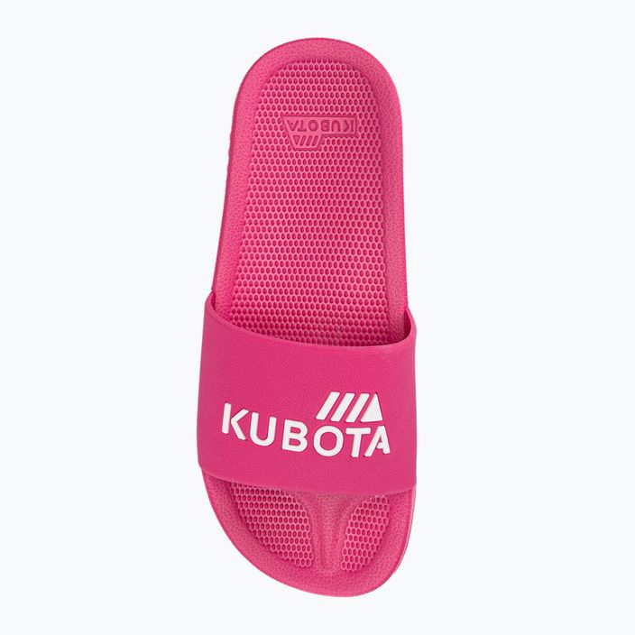 Moteriškos baseino šlepetės Kubota Basic pink KKBB12 6