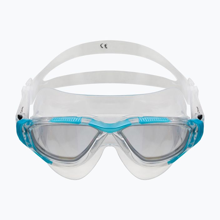 AQUA-SPEED Bora šviesiai mėlyna/tamsiai mėlyna plaukimo kaukė 2