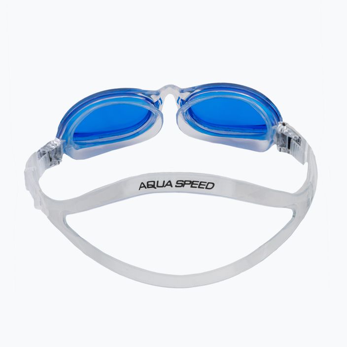 AQUA-SPEED Sonic JR vaikiški plaukimo akiniai skaidrūs/mėlyni 5
