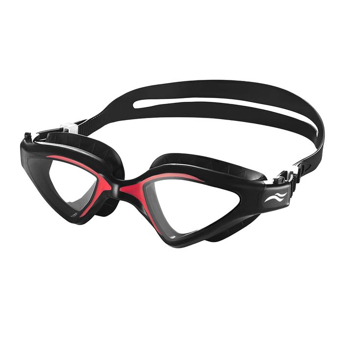 AQUA-SPEED Raptor juodi/raudoni plaukimo akiniai 2